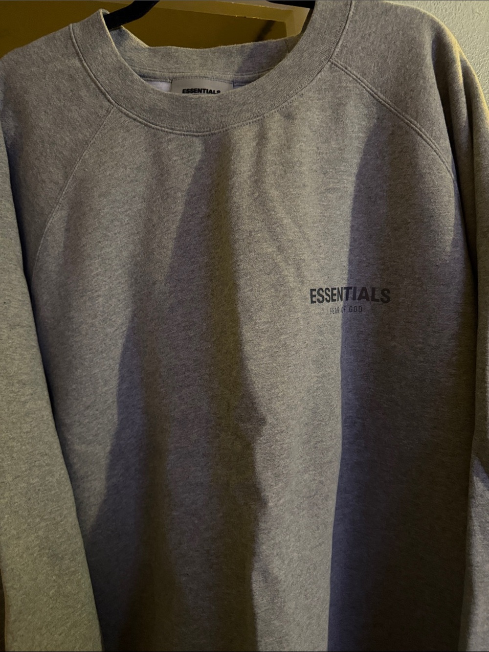 Essentials Crewneck Sweatshirt in Heather Gray